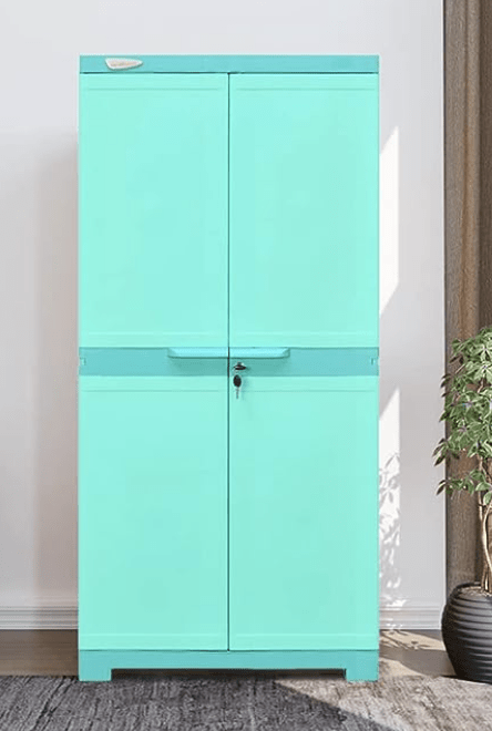 Nilkamal Freedom Mini Medium (FMM) Plastic Cabinet for Storage| Space & Clothes Organizer| Shelves| Cupboard| Almari| Wardrobe| Living Room| Adult & Kids| Multipurpose for Home Kitchen & Office - Image 2